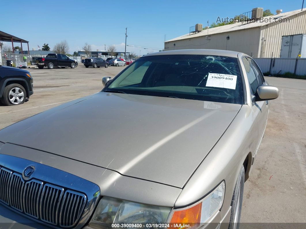 2000 Mercury Grand Marquis Gs Gold vin: 2MEFM74W1YX737354