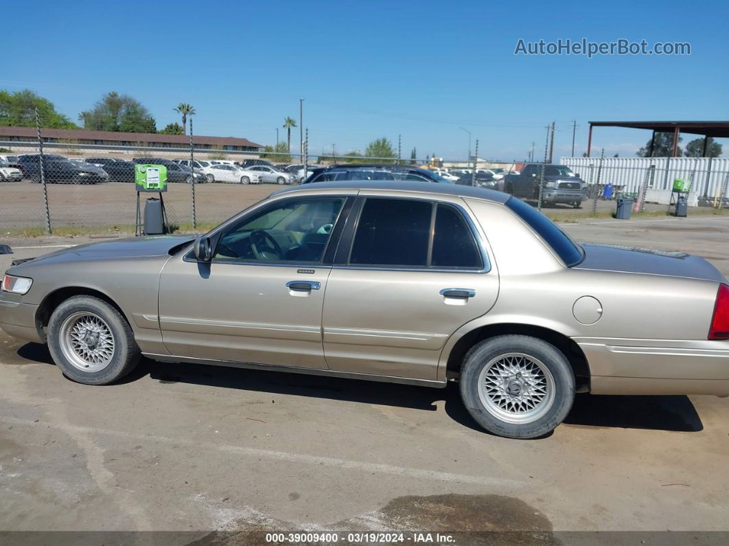 2000 Mercury Grand Marquis Gs Gold vin: 2MEFM74W1YX737354