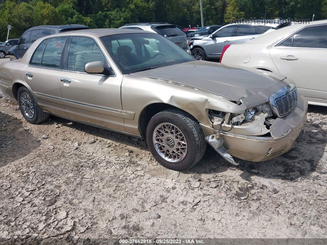 2000 Mercury Grand Marquis Gs Gold vin: 2MEFM74W2YX626165