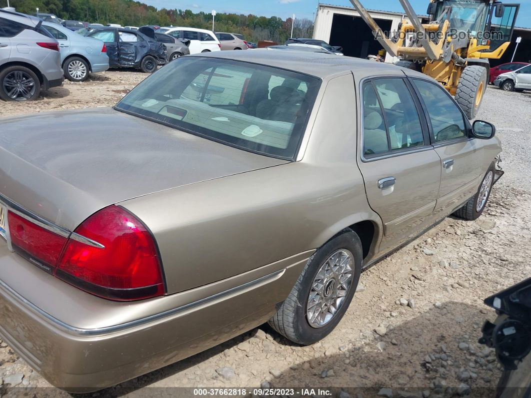 2000 Mercury Grand Marquis Gs Gold vin: 2MEFM74W2YX626165