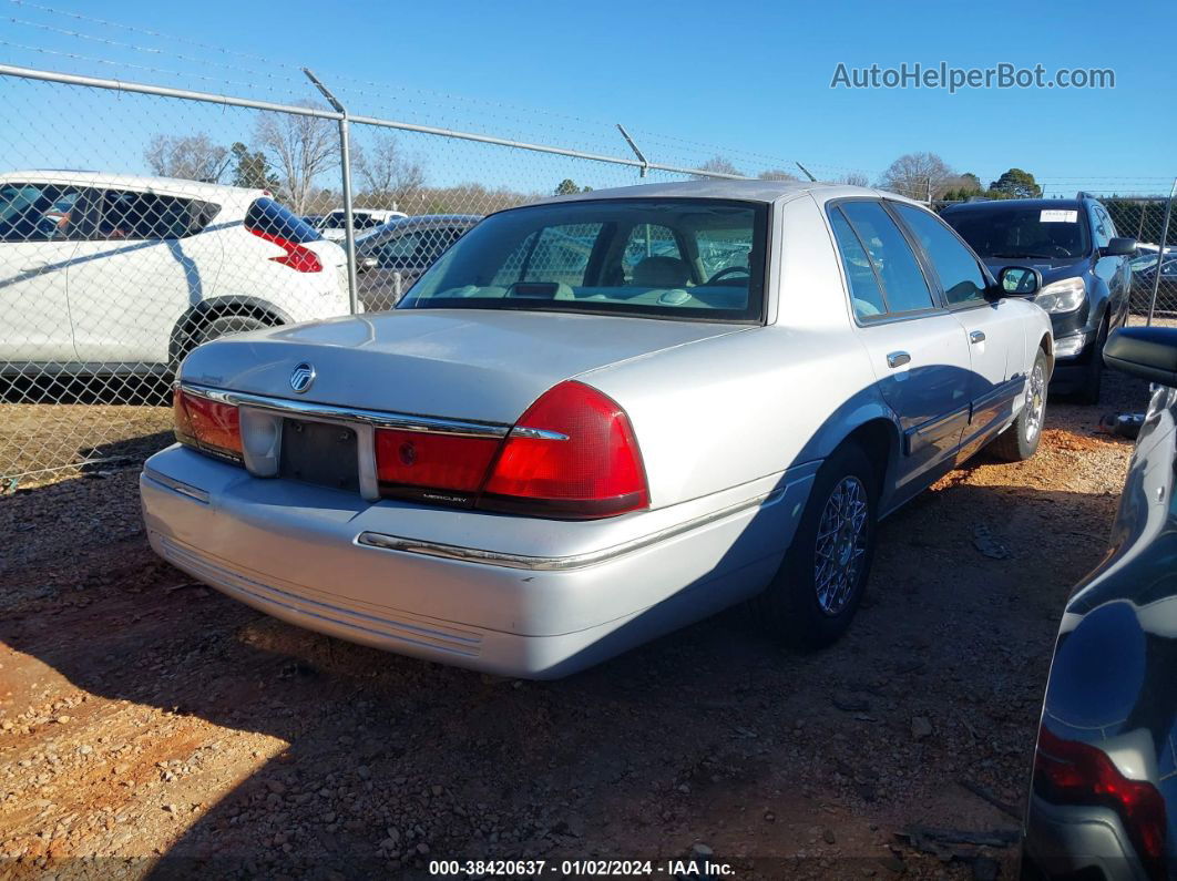 2000 Mercury Grand Marquis Gs Silver vin: 2MEFM74W3YX647042