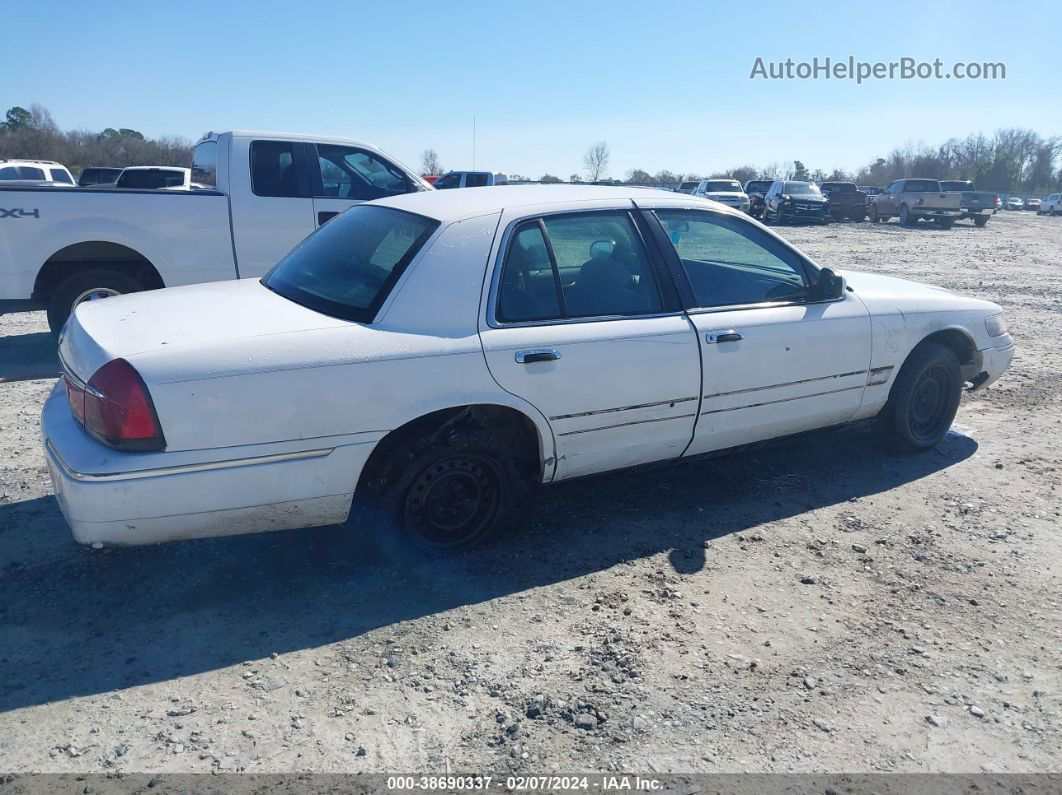 2000 Mercury Grand Marquis Gs White vin: 2MEFM74W4YX600277