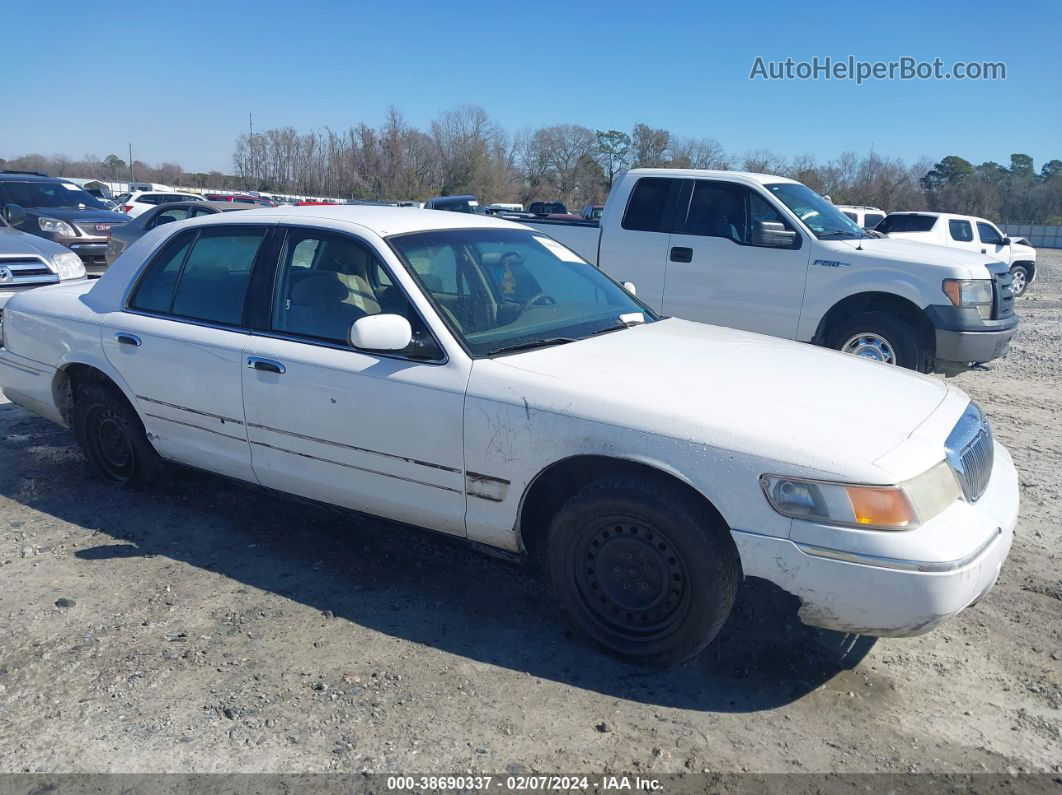 2000 Mercury Grand Marquis Gs White vin: 2MEFM74W4YX600277