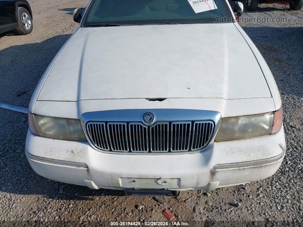 2000 Mercury Grand Marquis Gs Белый vin: 2MEFM74W4YX690904