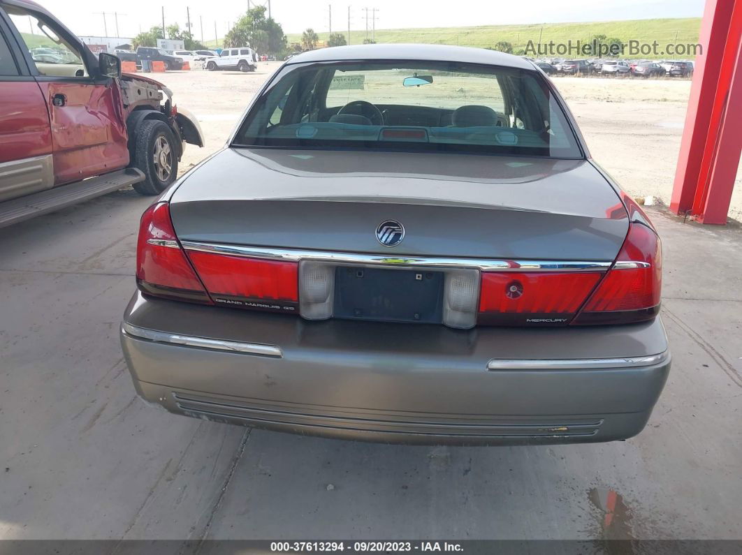 2000 Mercury Grand Marquis Gs Tan vin: 2MEFM74W5YX717429