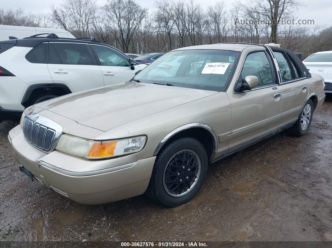 2000 Mercury Grand Marquis Gs Champagne vin: 2MEFM74W6YX603648