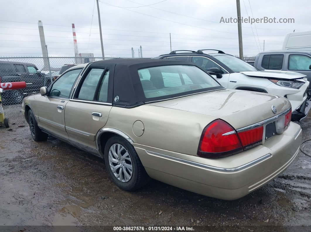 2000 Mercury Grand Marquis Gs Champagne vin: 2MEFM74W6YX603648