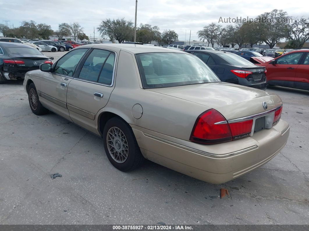 2000 Mercury Grand Marquis Gs Tan vin: 2MEFM74W6YX613645