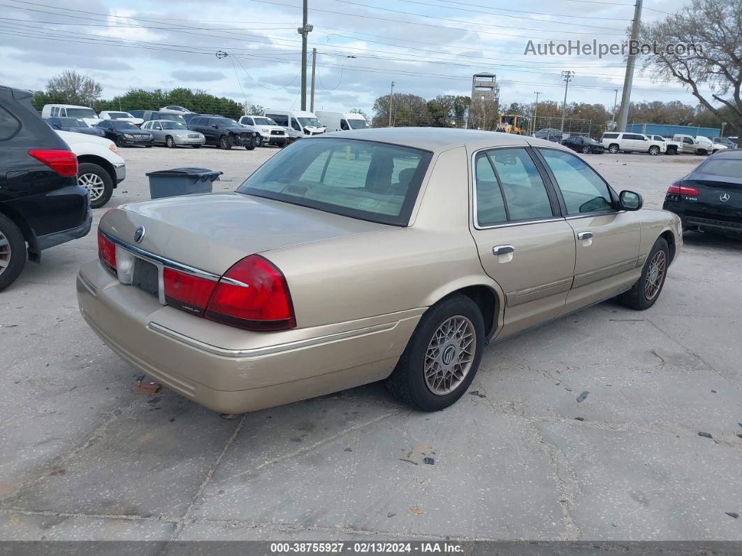 2000 Mercury Grand Marquis Gs Tan vin: 2MEFM74W6YX613645