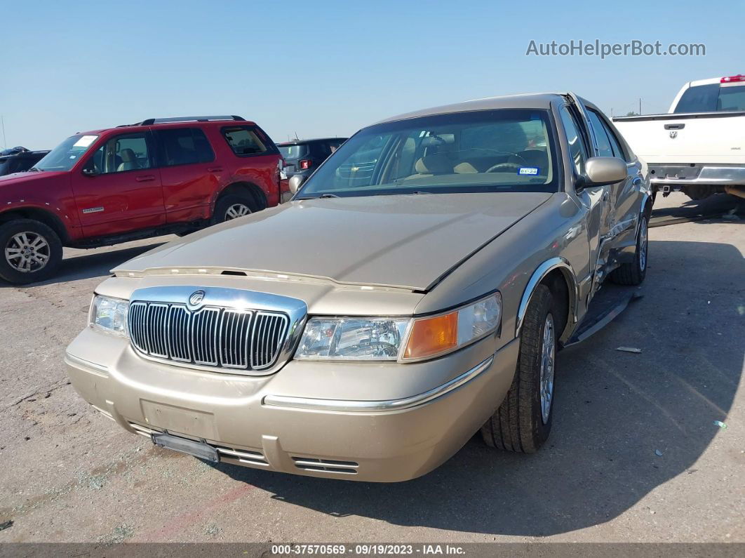 2000 Mercury Grand Marquis Gs Tan vin: 2MEFM74W6YX644930