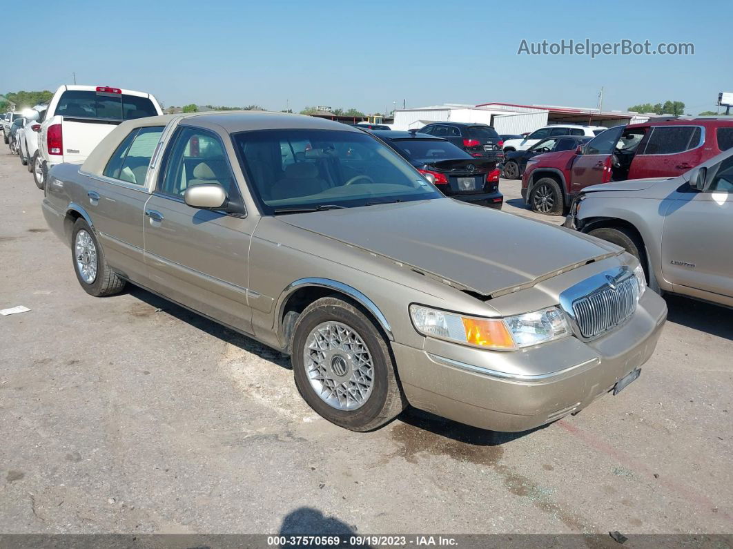 2000 Mercury Grand Marquis Gs Tan vin: 2MEFM74W6YX644930