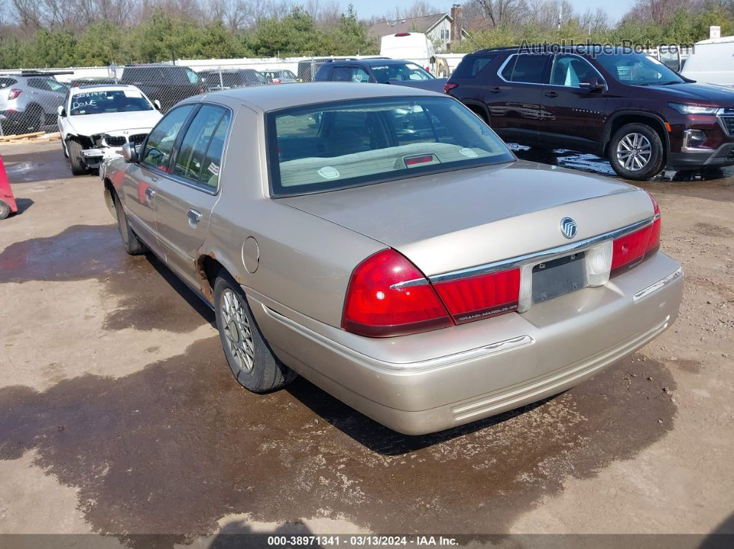 2000 Mercury Grand Marquis Gs Gold vin: 2MEFM74W6YX649464