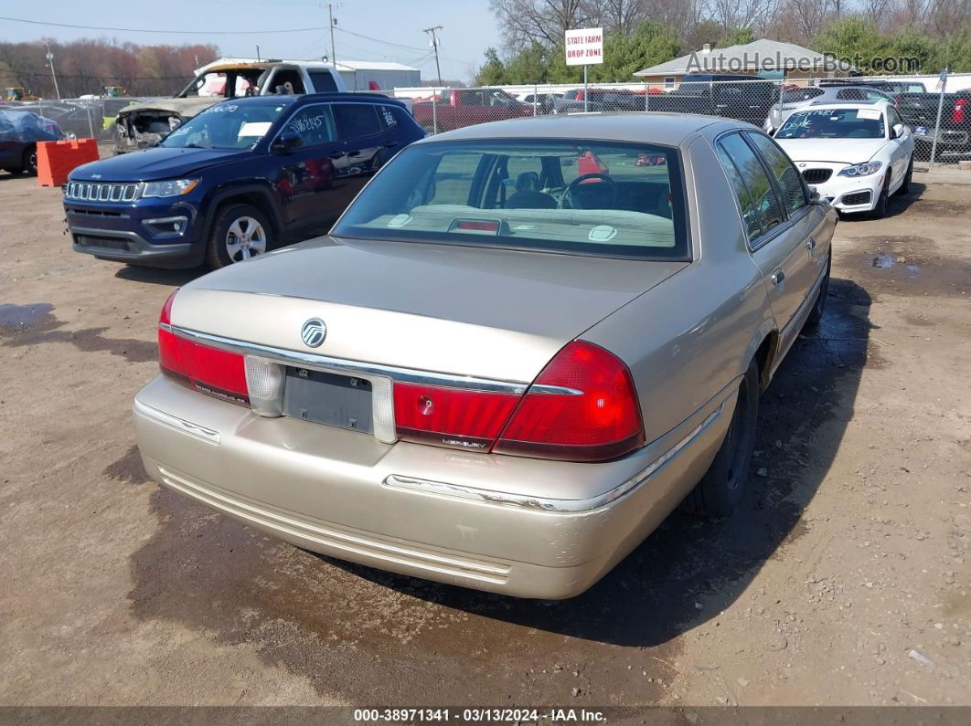 2000 Mercury Grand Marquis Gs Золотой vin: 2MEFM74W6YX649464