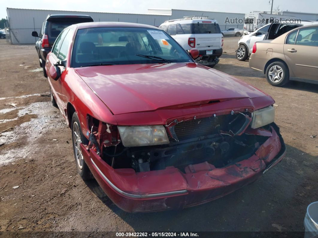 2000 Mercury Grand Marquis Gs Red vin: 2MEFM74W7YX715553