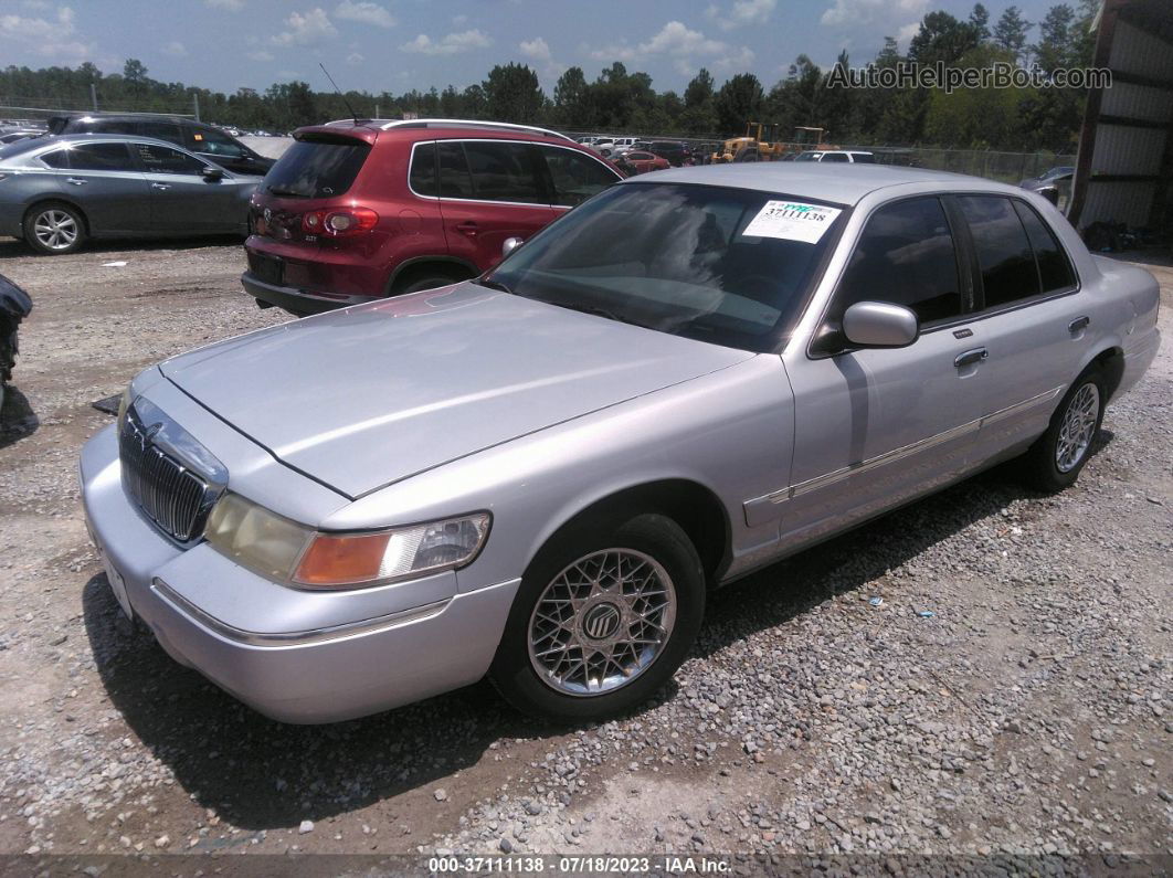 2000 Mercury Grand Marquis Gs Silver vin: 2MEFM74W7YX722275