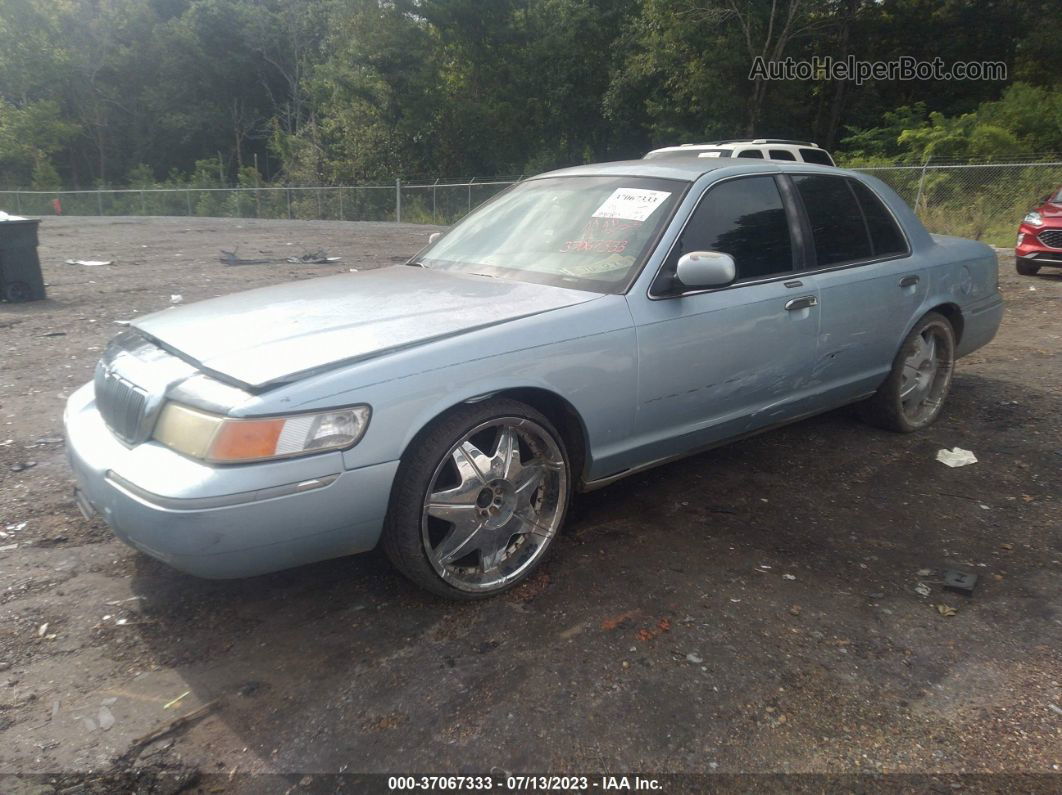 2000 Mercury Grand Marquis Gs Light Blue vin: 2MEFM74W8YX705629