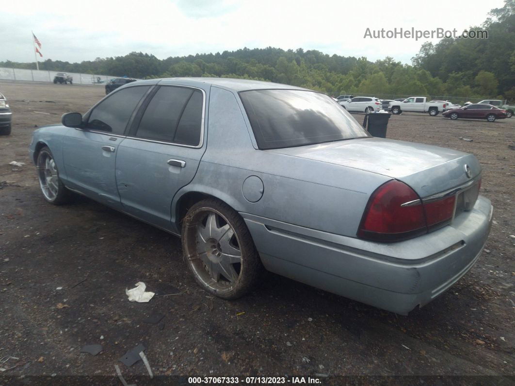 2000 Mercury Grand Marquis Gs Light Blue vin: 2MEFM74W8YX705629