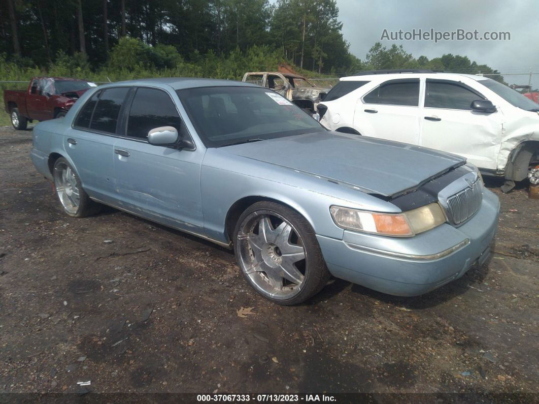 2000 Mercury Grand Marquis Gs Light Blue vin: 2MEFM74W8YX705629