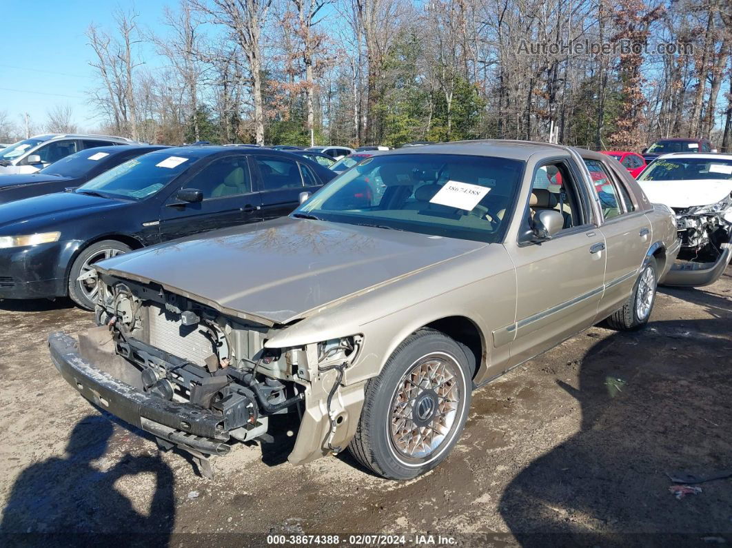 2000 Mercury Grand Marquis Gs Gold vin: 2MEFM74W9YX602414