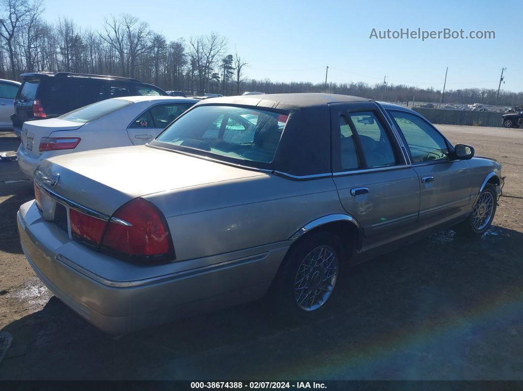 2000 Mercury Grand Marquis Gs Gold vin: 2MEFM74W9YX602414