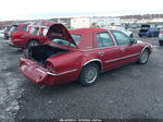 2000 Mercury Grand Marquis Gs Burgundy vin: 2MEFM74W9YX642282