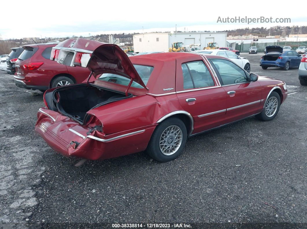 2000 Mercury Grand Marquis Gs Бордовый vin: 2MEFM74W9YX642282