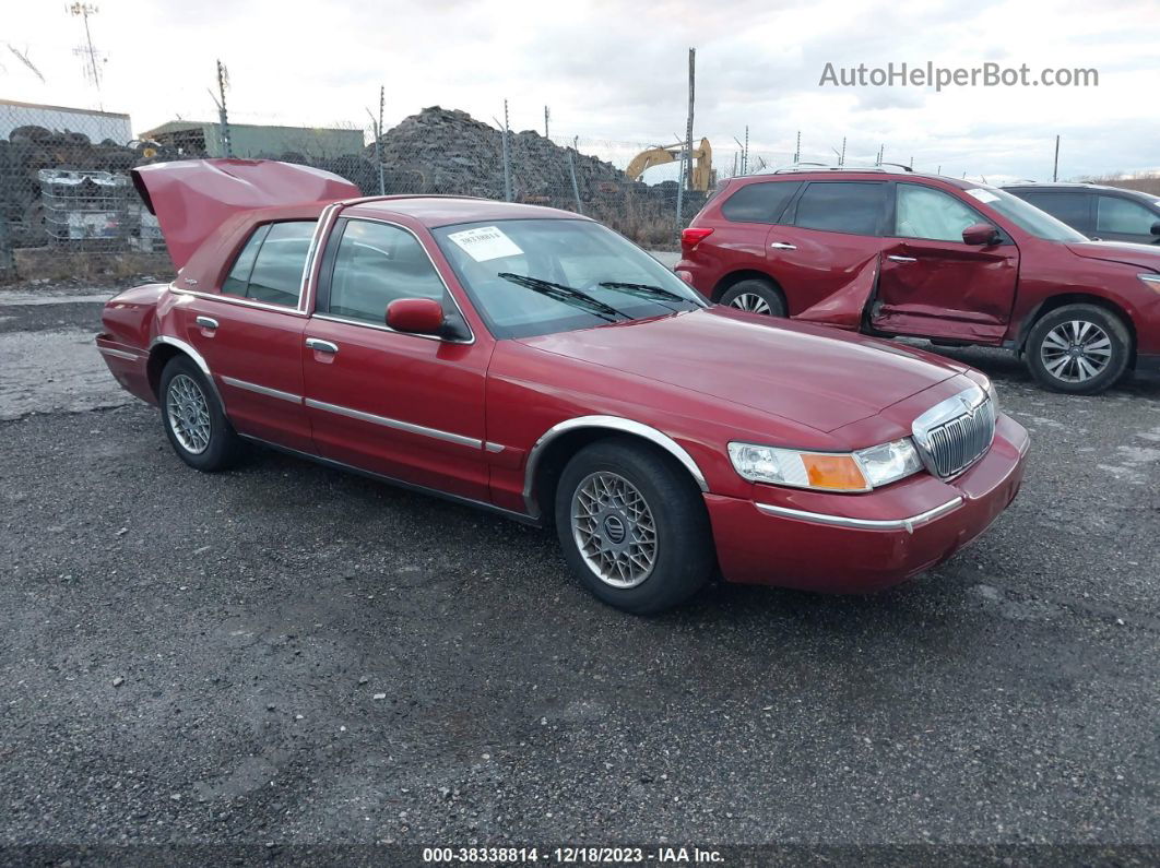 2000 Mercury Grand Marquis Gs Бордовый vin: 2MEFM74W9YX642282