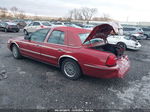 2000 Mercury Grand Marquis Gs Burgundy vin: 2MEFM74W9YX642282