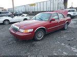 2000 Mercury Grand Marquis Gs Burgundy vin: 2MEFM74W9YX642282