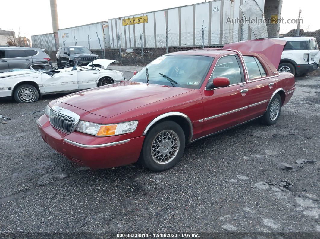 2000 Mercury Grand Marquis Gs Бордовый vin: 2MEFM74W9YX642282