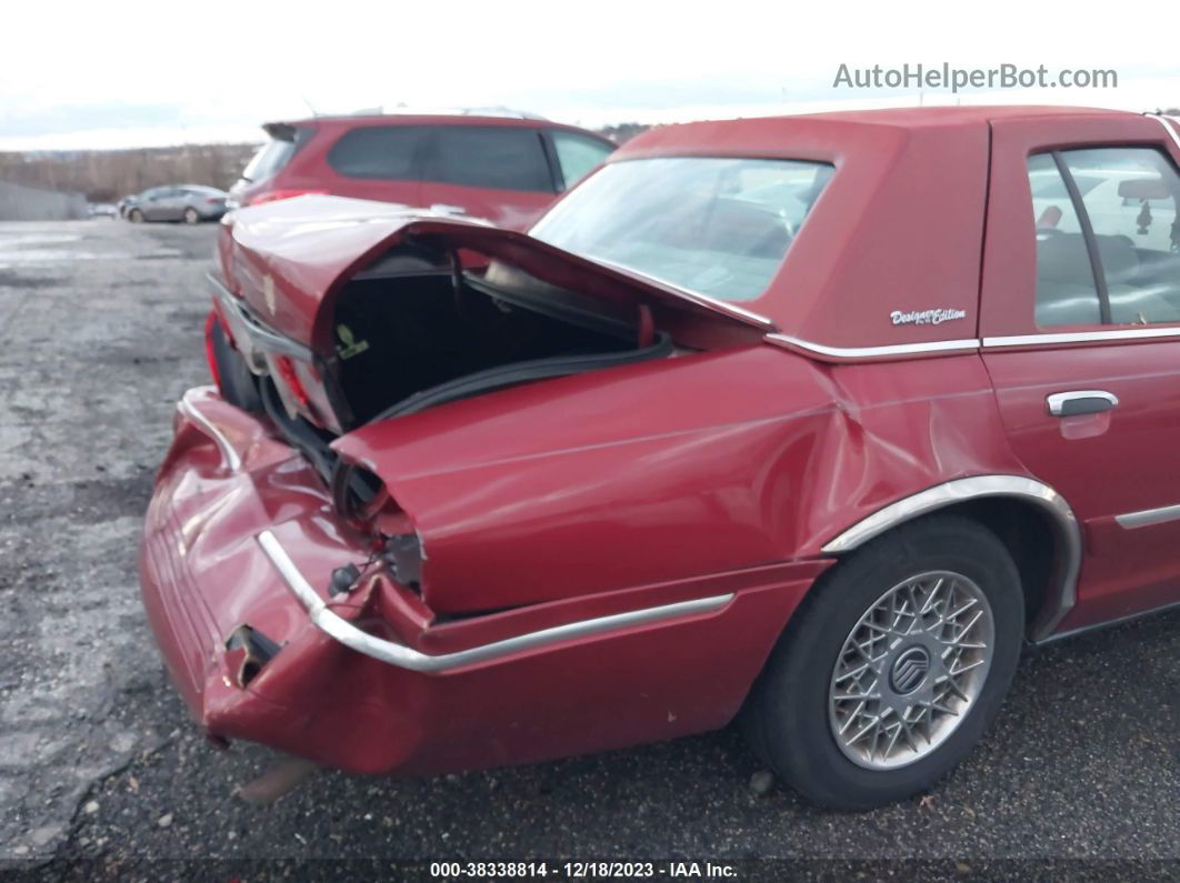 2000 Mercury Grand Marquis Gs Burgundy vin: 2MEFM74W9YX642282