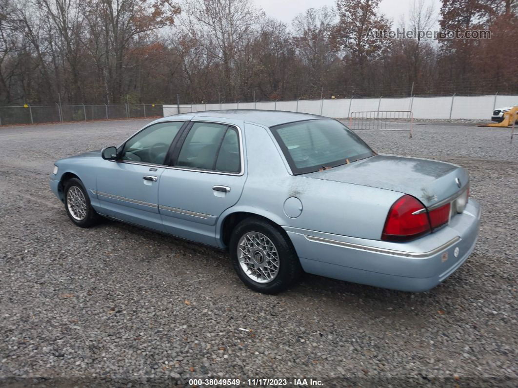 2000 Mercury Grand Marquis Gs Light Blue vin: 2MEFM74W9YX669885