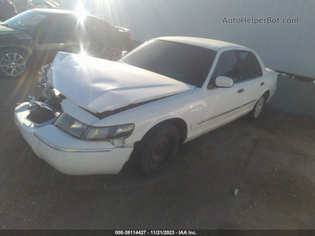 2000 Mercury Grand Marquis Gs White vin: 2MEFM74WXYX677400