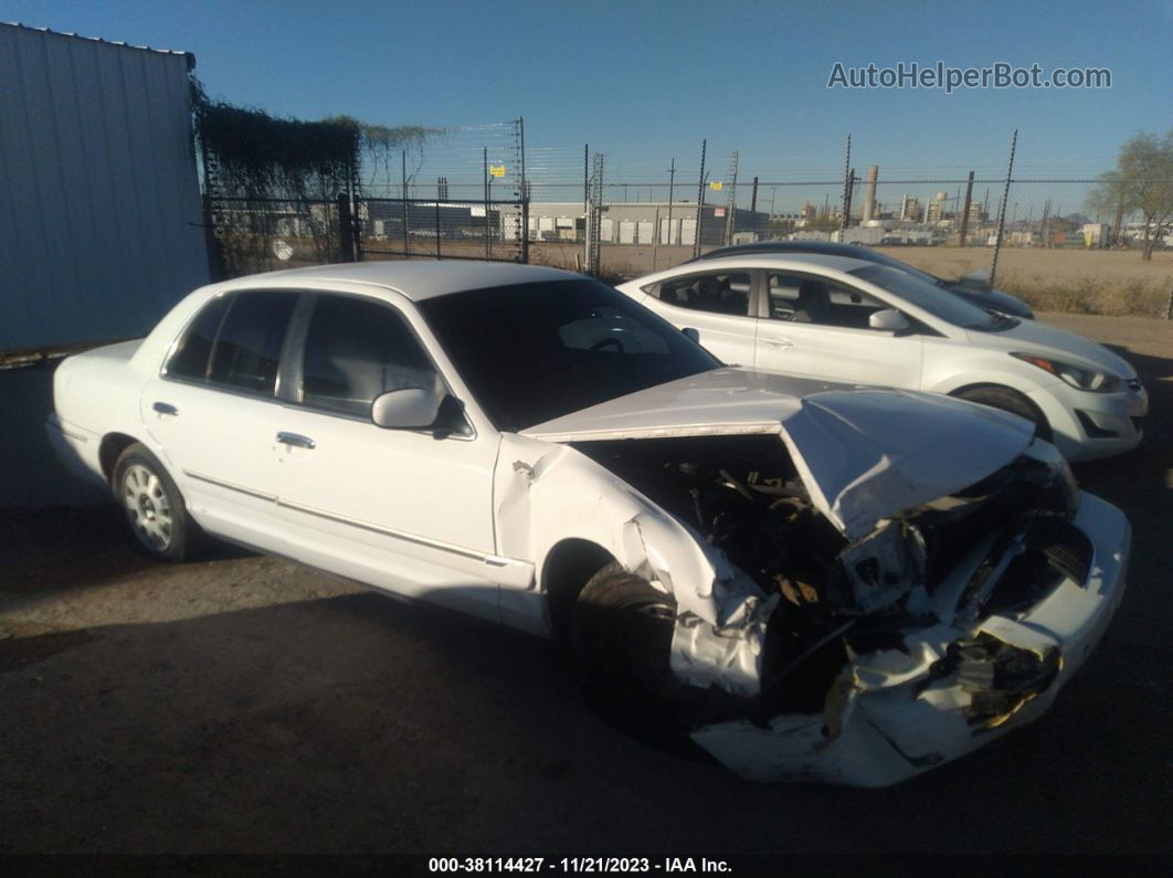 2000 Mercury Grand Marquis Gs White vin: 2MEFM74WXYX677400