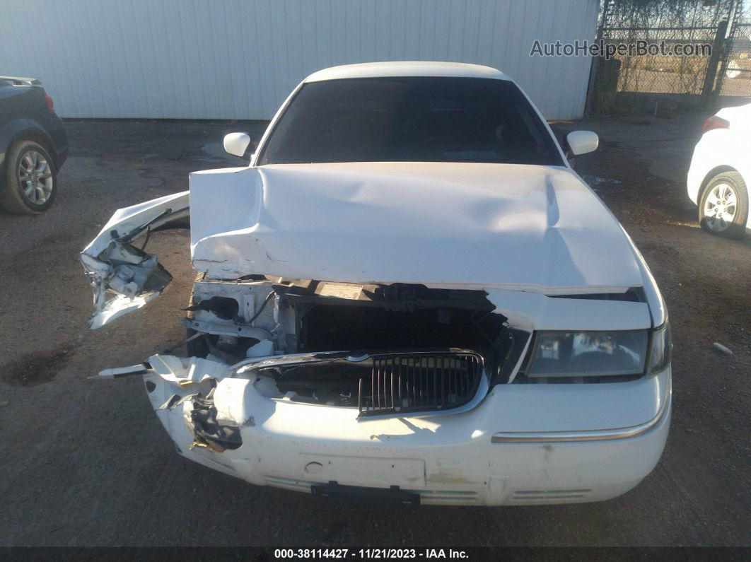 2000 Mercury Grand Marquis Gs White vin: 2MEFM74WXYX677400