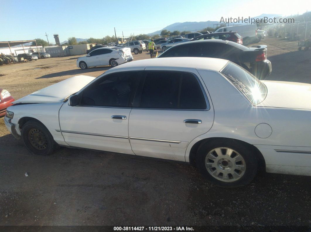 2000 Mercury Grand Marquis Gs White vin: 2MEFM74WXYX677400