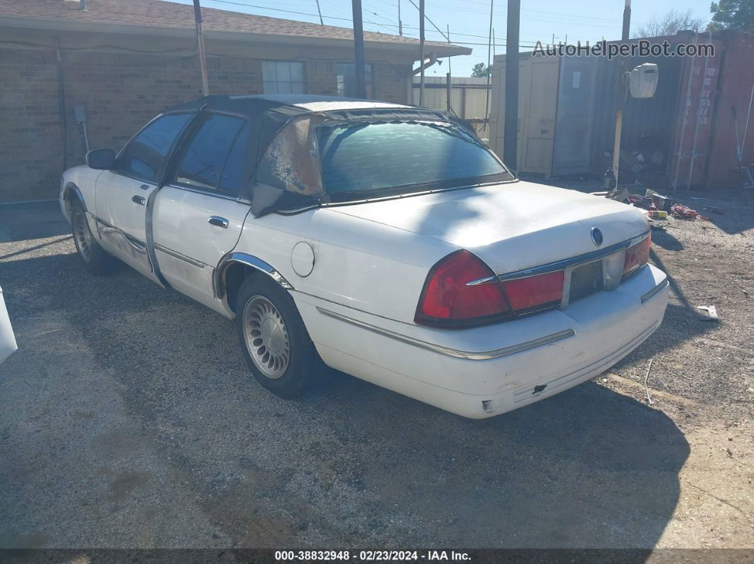 2000 Mercury Grand Marquis Ls White vin: 2MEFM75W1YX643747