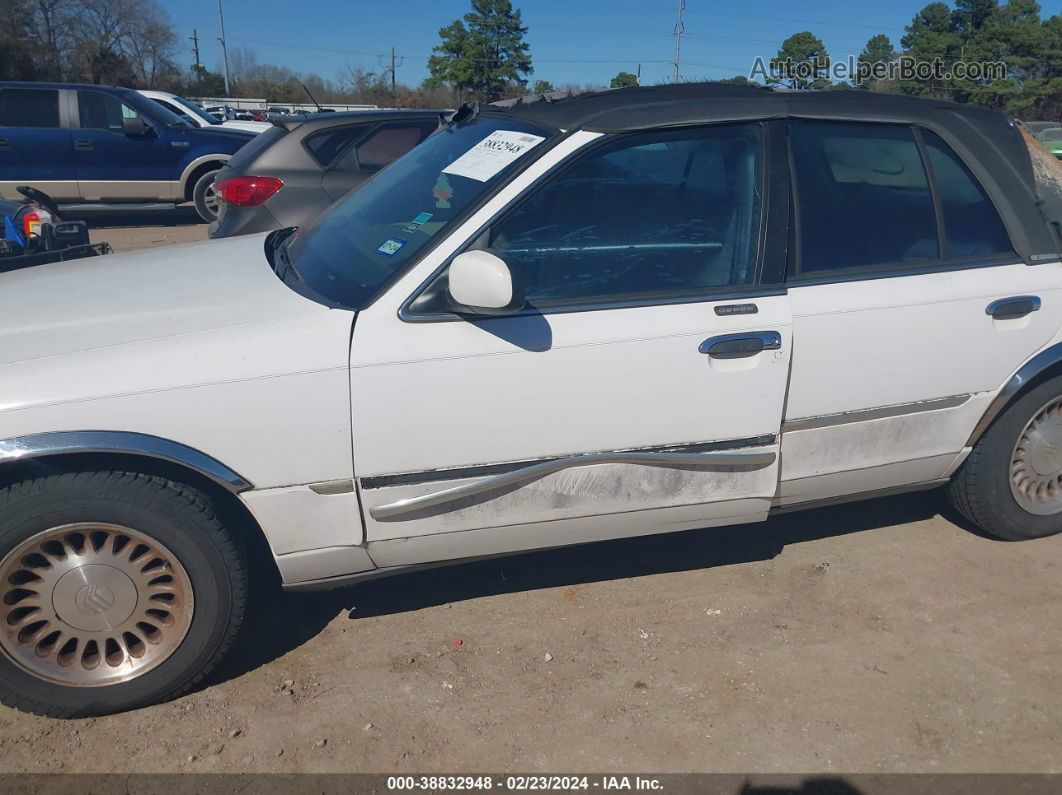 2000 Mercury Grand Marquis Ls White vin: 2MEFM75W1YX643747