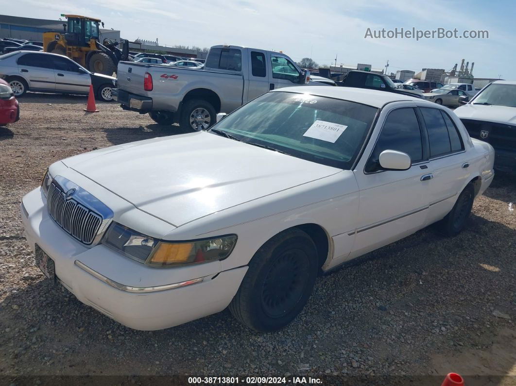 2000 Mercury Grand Marquis Ls White vin: 2MEFM75W1YX712484