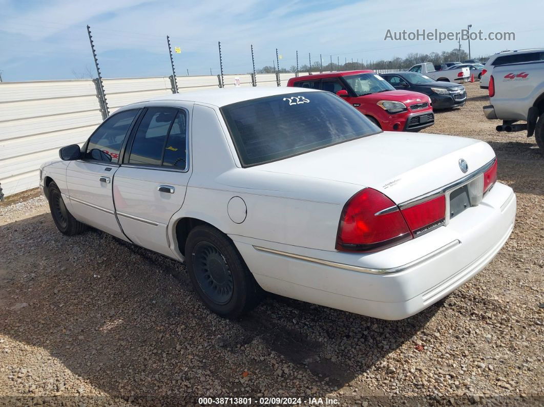 2000 Mercury Grand Marquis Ls White vin: 2MEFM75W1YX712484