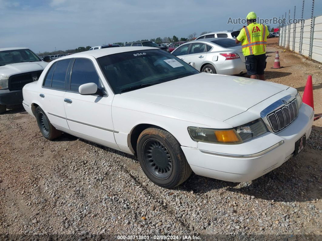 2000 Mercury Grand Marquis Ls White vin: 2MEFM75W1YX712484