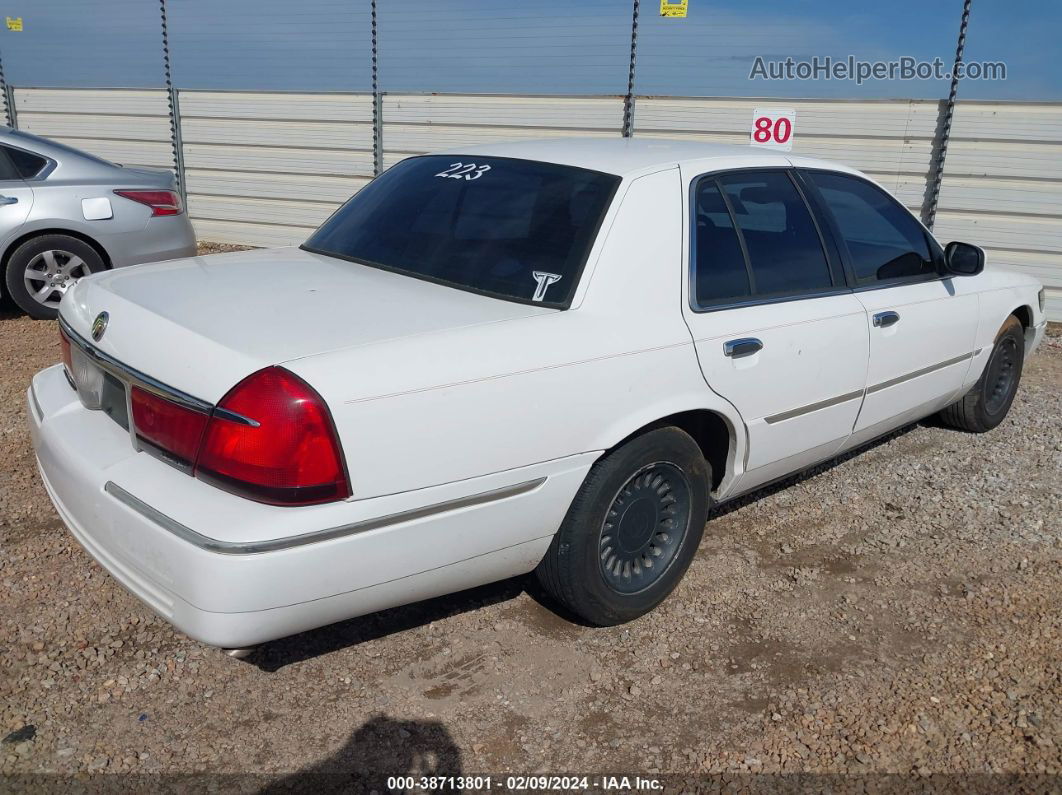 2000 Mercury Grand Marquis Ls White vin: 2MEFM75W1YX712484