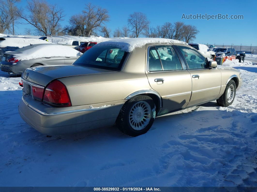 2000 Mercury Grand Marquis Ls Gold vin: 2MEFM75W1YX717278