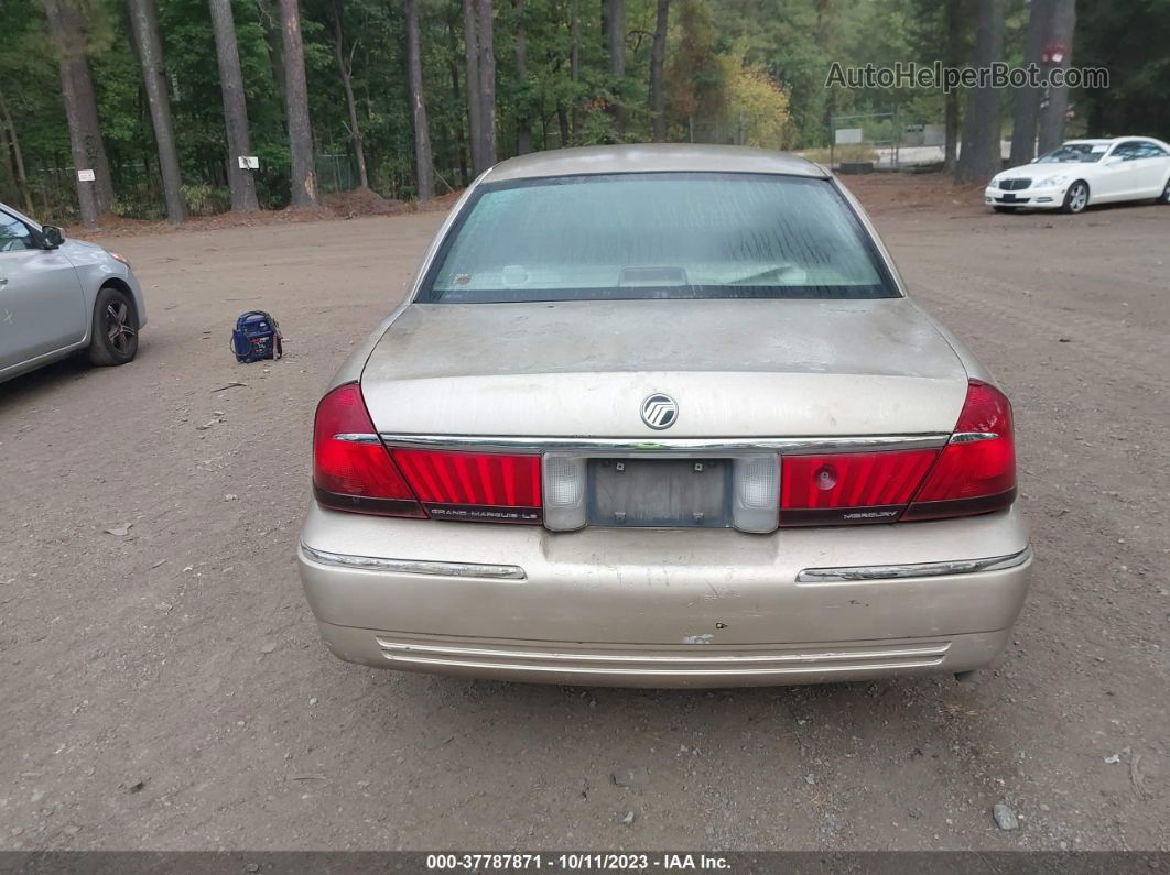 2000 Mercury Grand Marquis Ls Золотой vin: 2MEFM75W1YX726482