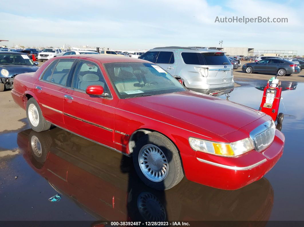 2000 Mercury Grand Marquis Ls Red vin: 2MEFM75W3YX651798