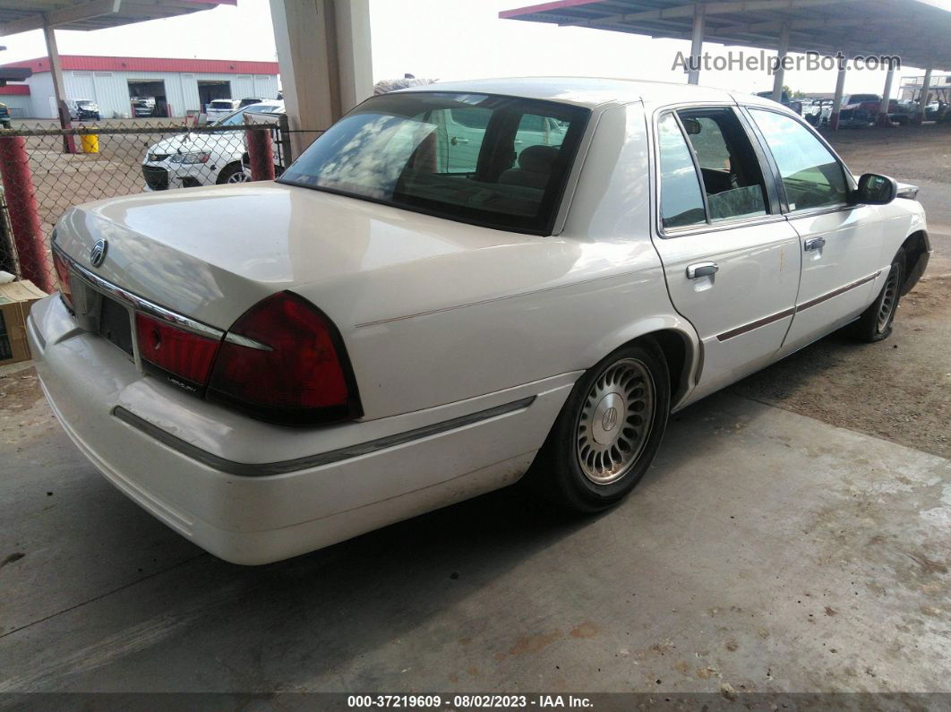 2000 Mercury Grand Marquis Ls White vin: 2MEFM75W3YX725138