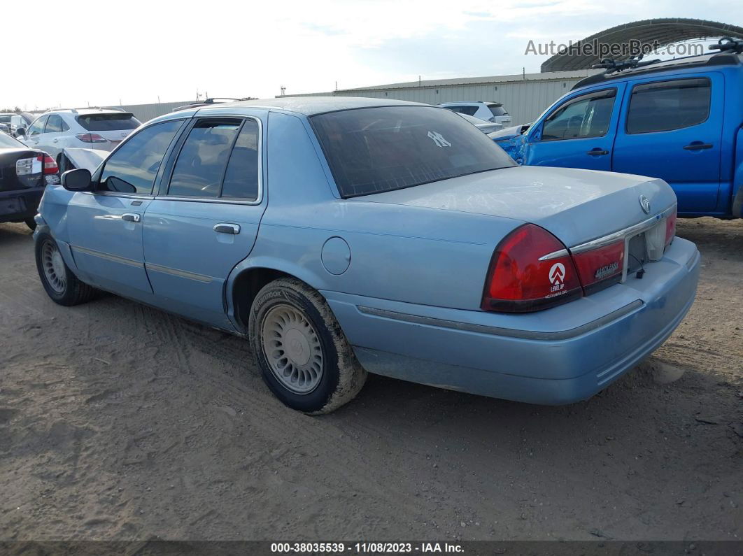 2000 Mercury Grand Marquis Ls Light Blue vin: 2MEFM75W3YX733837