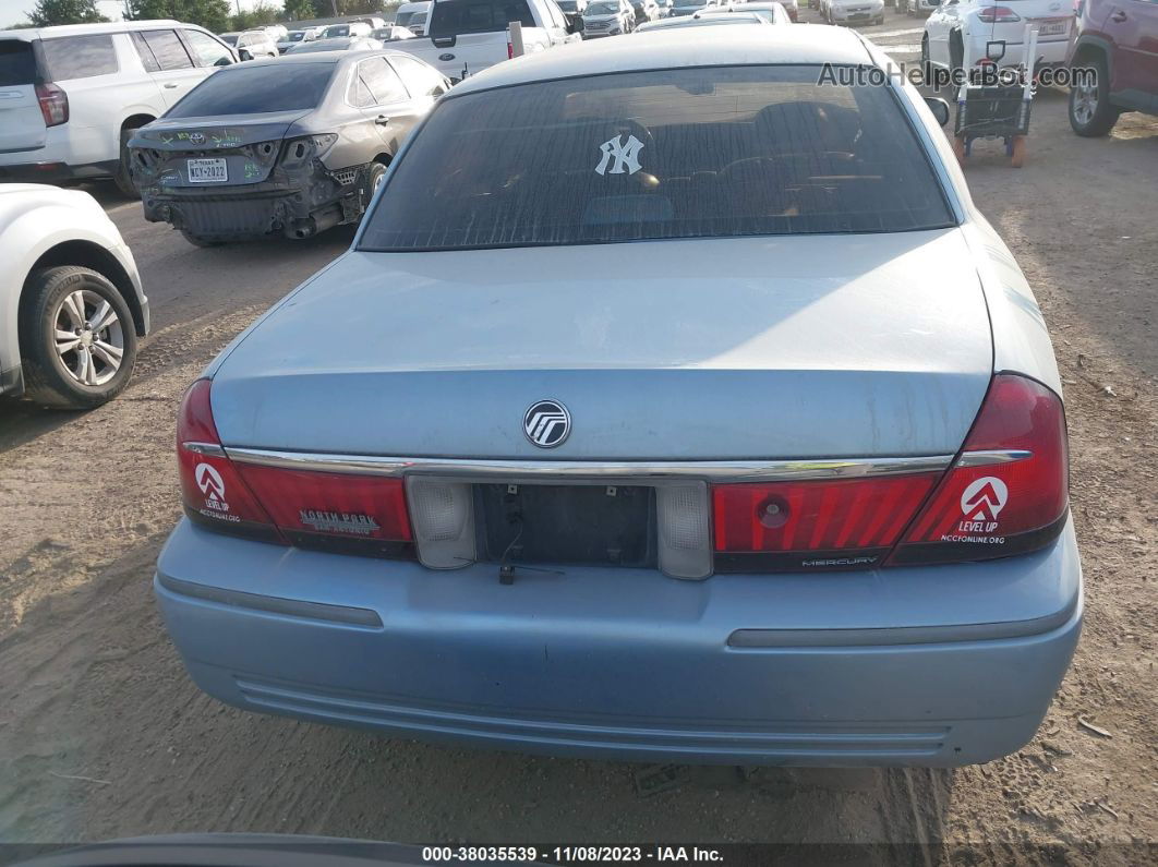 2000 Mercury Grand Marquis Ls Light Blue vin: 2MEFM75W3YX733837