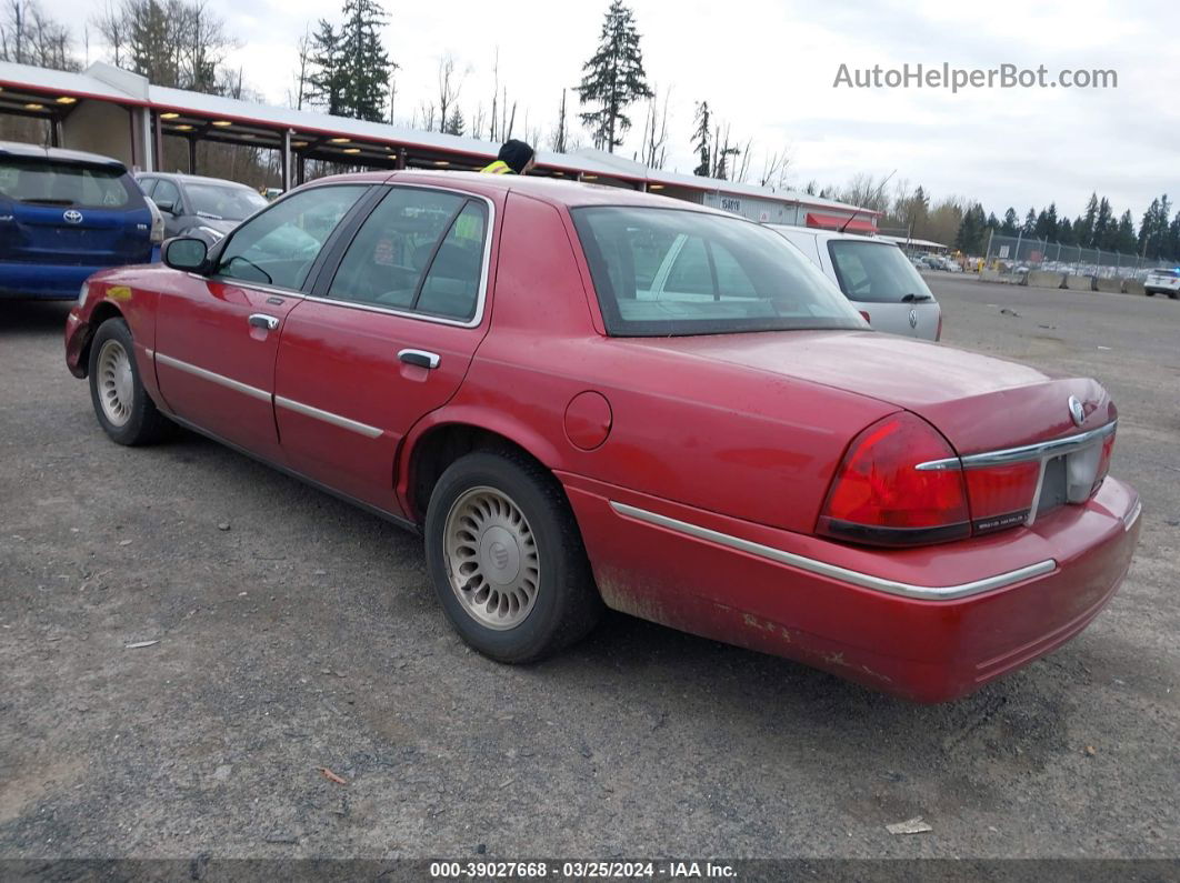 2000 Mercury Grand Marquis Ls Red vin: 2MEFM75W3YX741291