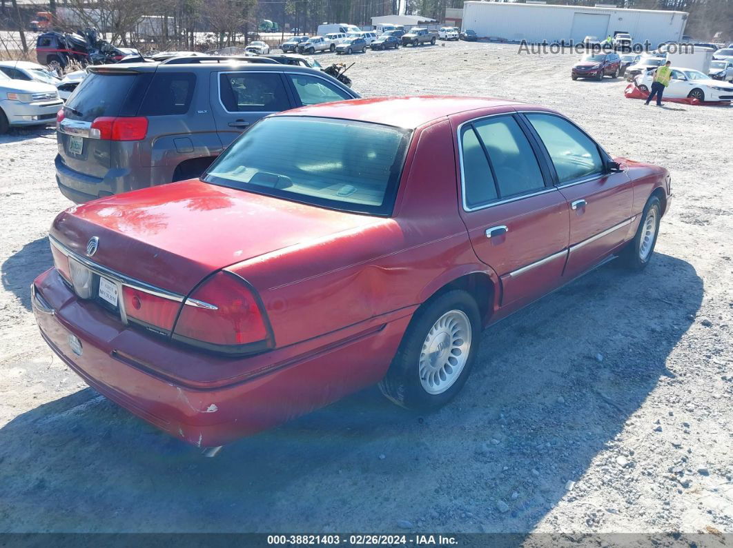 2000 Mercury Grand Marquis Ls Red vin: 2MEFM75W4YX643709